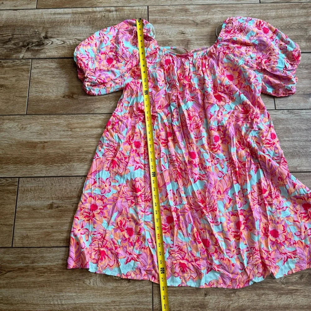 Petal & Pup Leyden Dress Size 8 NWT! Floral off the shoulder flowy mini dress - Picture 12 of 16